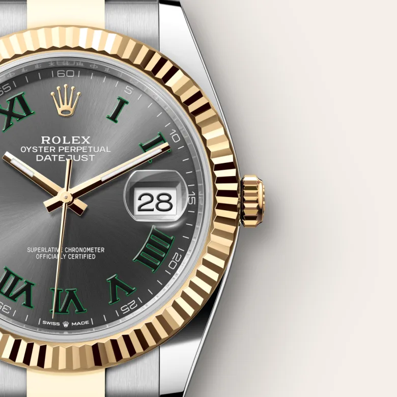 rolex Datejust in Yellow Rolesor - combination of Oystersteel and yellow gold, M126333-0019 - bromberg's