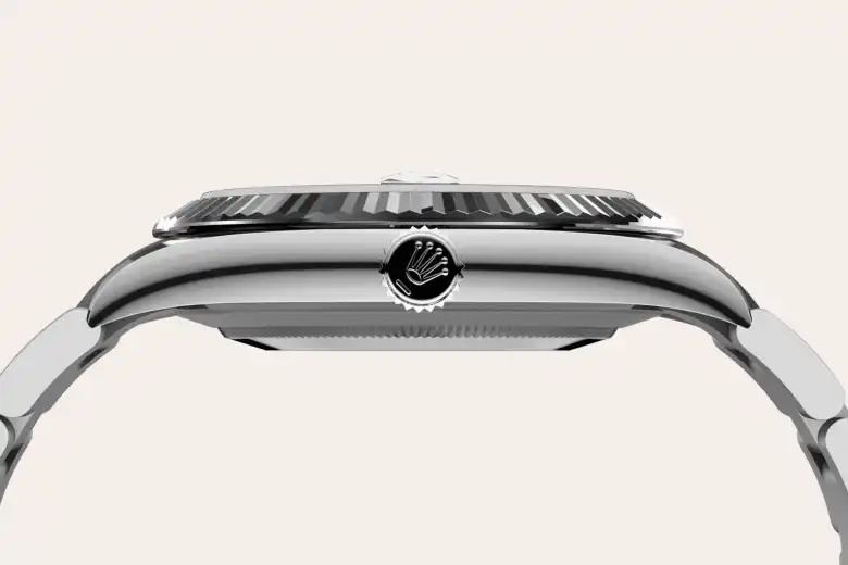 rolex Datejust in White Rolesor - combination of Oystersteel and white gold, M126334-0033 - bromberg's