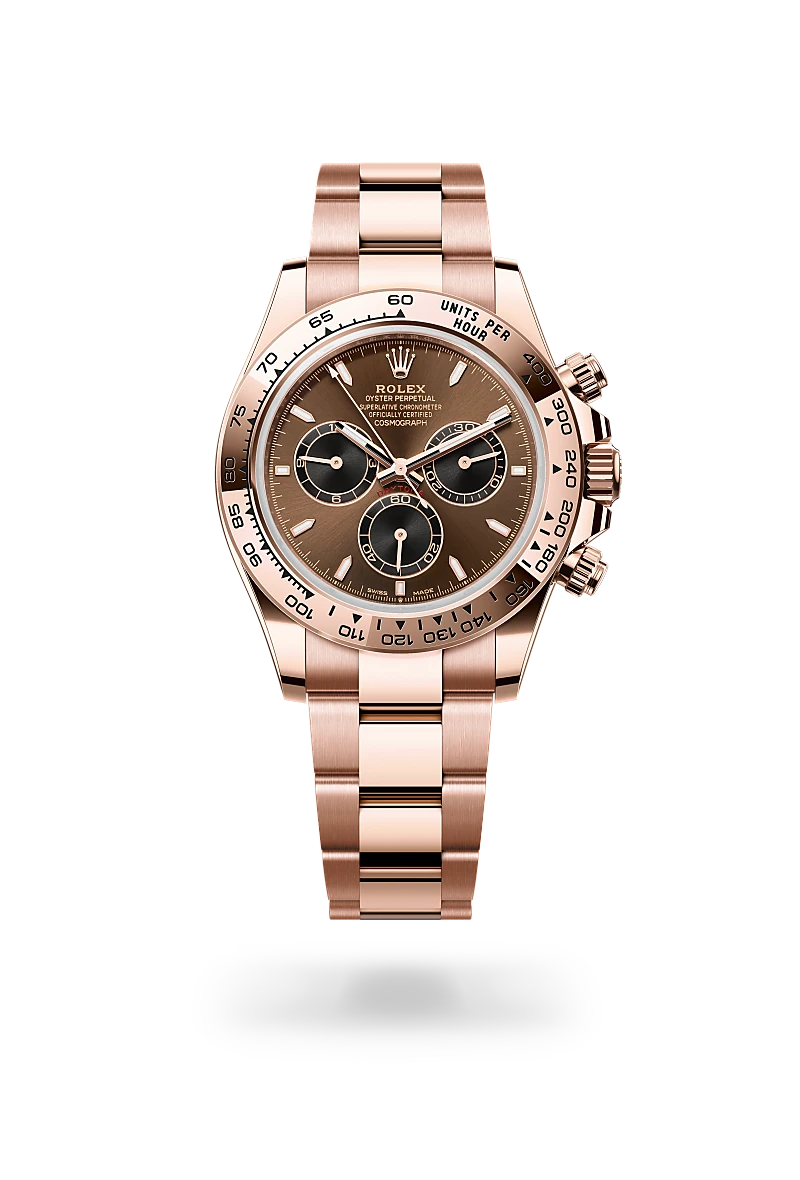 rolex Cosmograph Daytona in 18 kt Everose gold, M126505-0005 - bromberg's