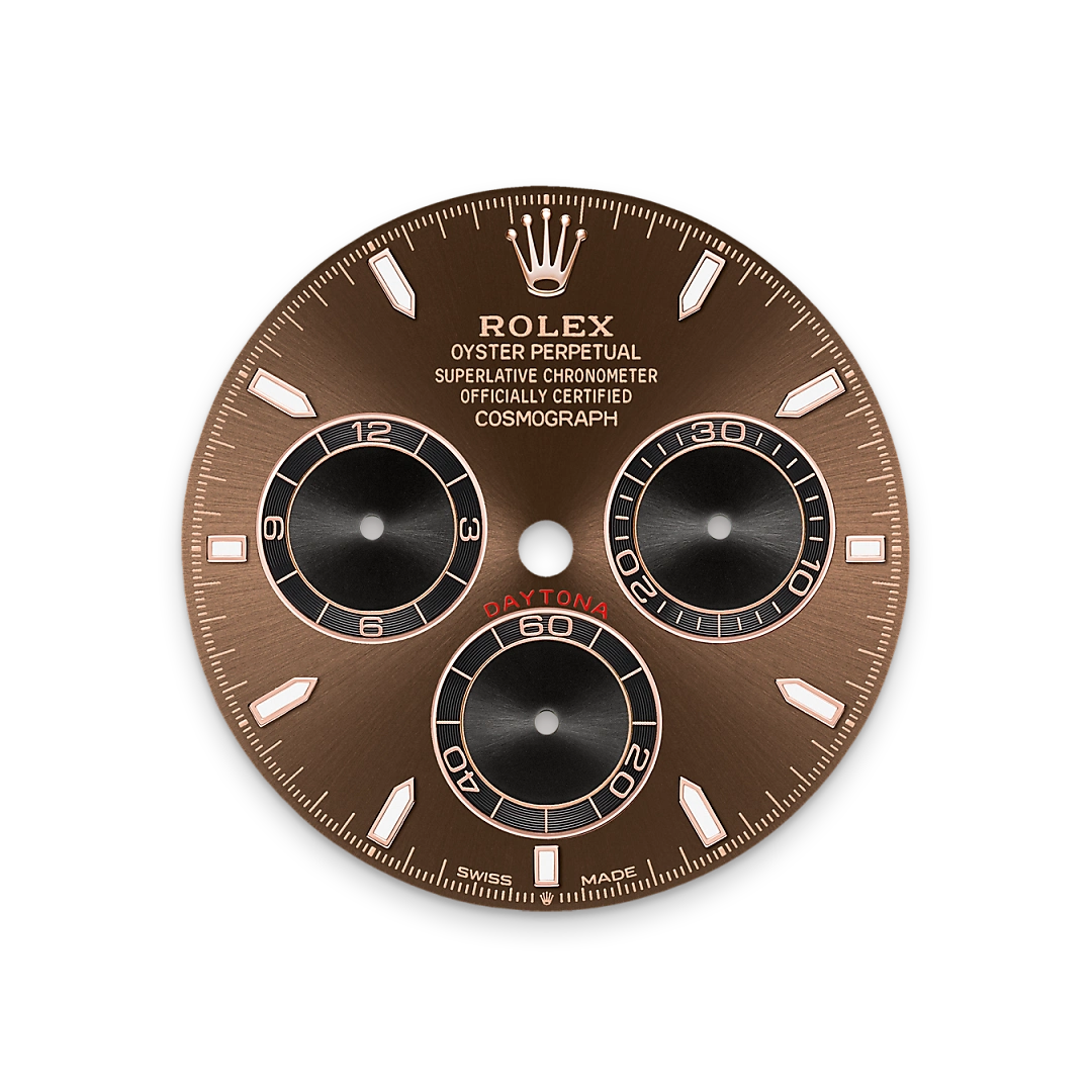rolex Cosmograph Daytona in 18 kt Everose gold, M126505-0005 - bromberg's