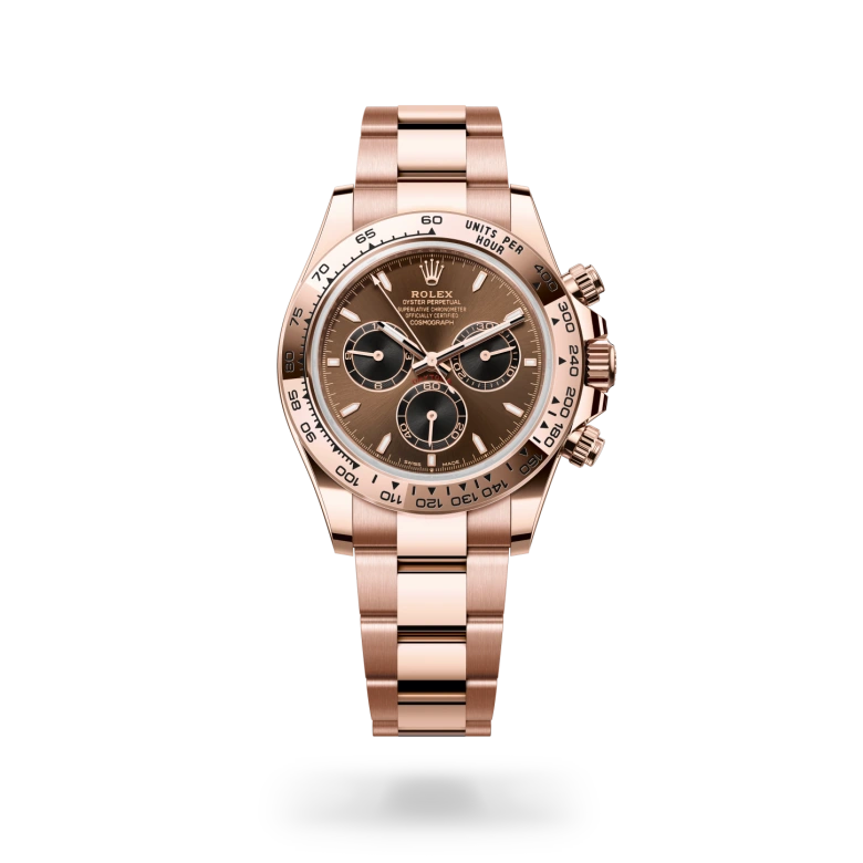 rolex Cosmograph Daytona in 18 kt Everose gold, M126505-0005 - bromberg's