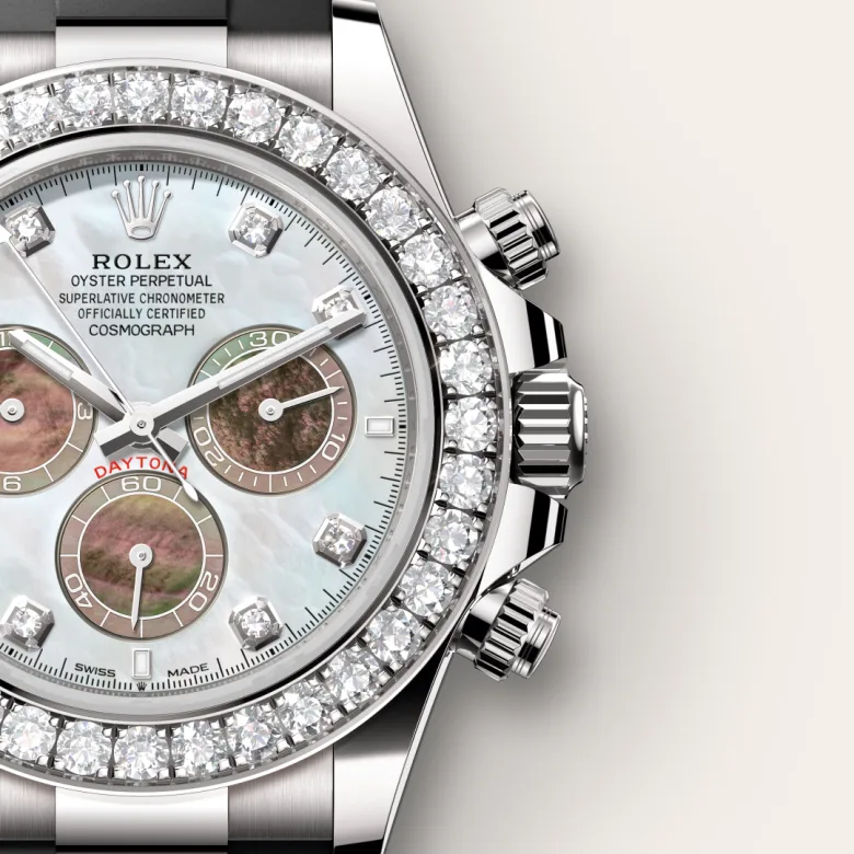 rolex Cosmograph Daytona in 18 kt white gold, M126589RBR-0001 - bromberg's