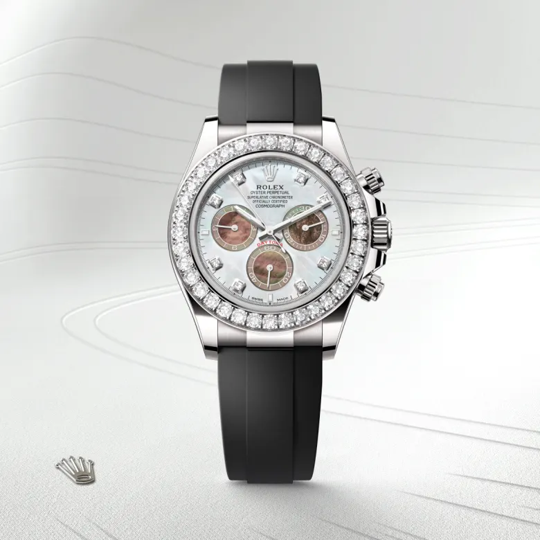 rolex Cosmograph Daytona in 18 kt white gold, M126589RBR-0001 - bromberg's