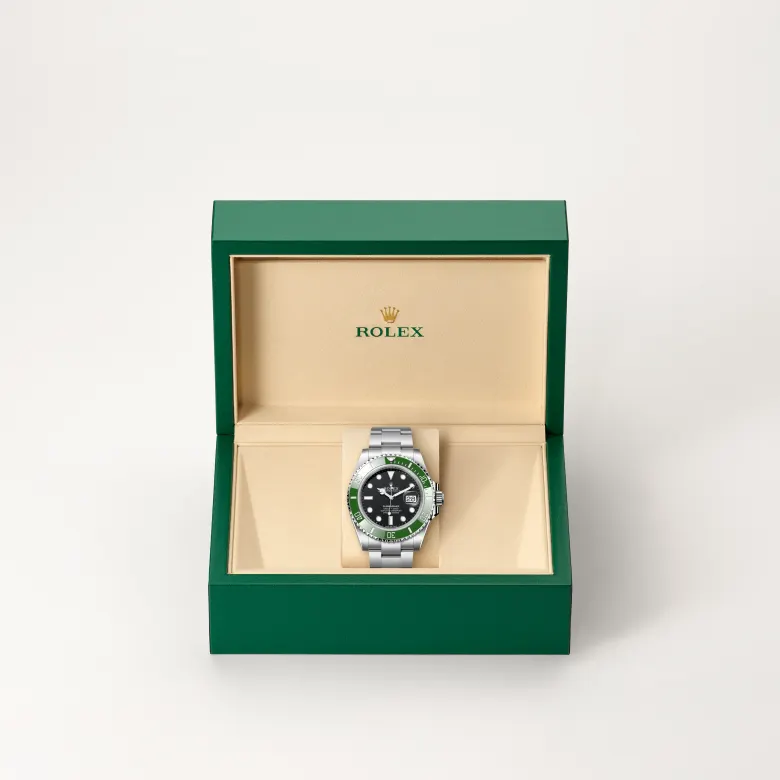 rolex Submariner in Oystersteel, M126610LV-0002 - bromberg's