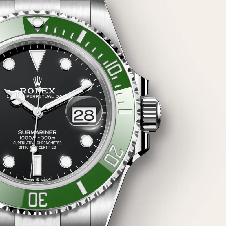 rolex Submariner in Oystersteel, M126610LV-0002 - bromberg's