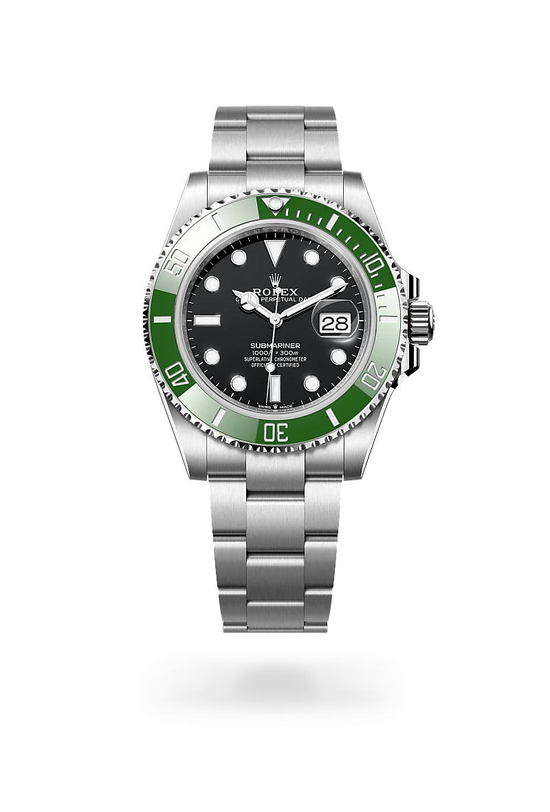 rolex Submariner in Oystersteel, M126610LV-0002 - bromberg's