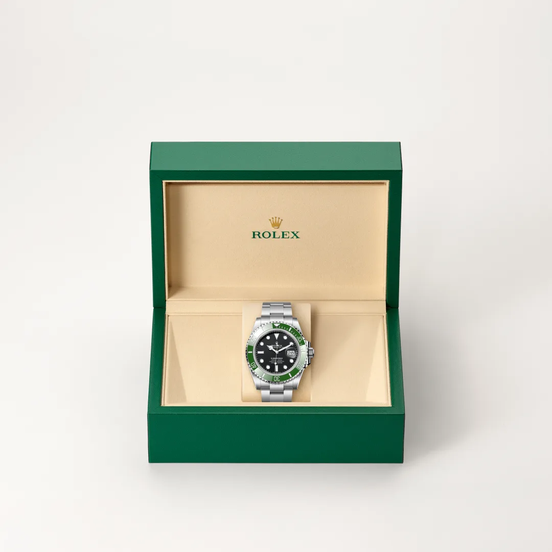 rolex Submariner in Oystersteel, M126610LV-0002 - bromberg's
