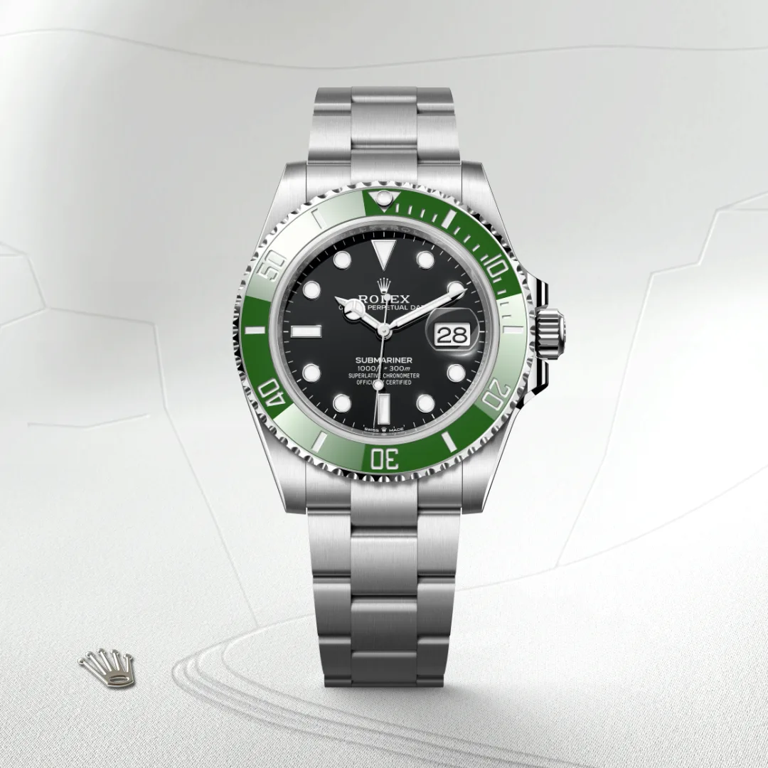 rolex Submariner in Oystersteel, M126610LV-0002 - bromberg's
