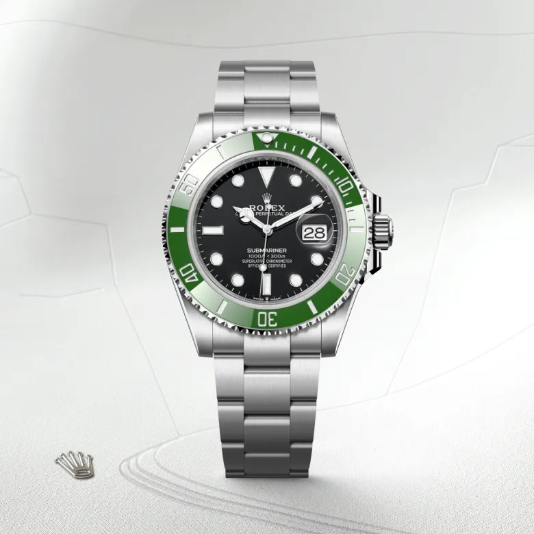 rolex Submariner in Oystersteel, M126610LV-0002 - bromberg's