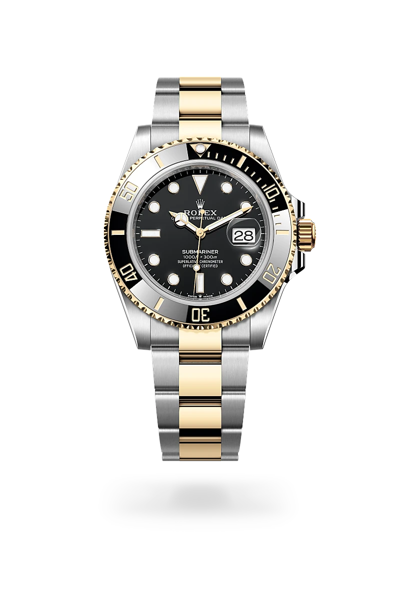 rolex Submariner in Yellow Rolesor - combination of Oystersteel and yellow gold, M126613LN-0002 - bromberg's