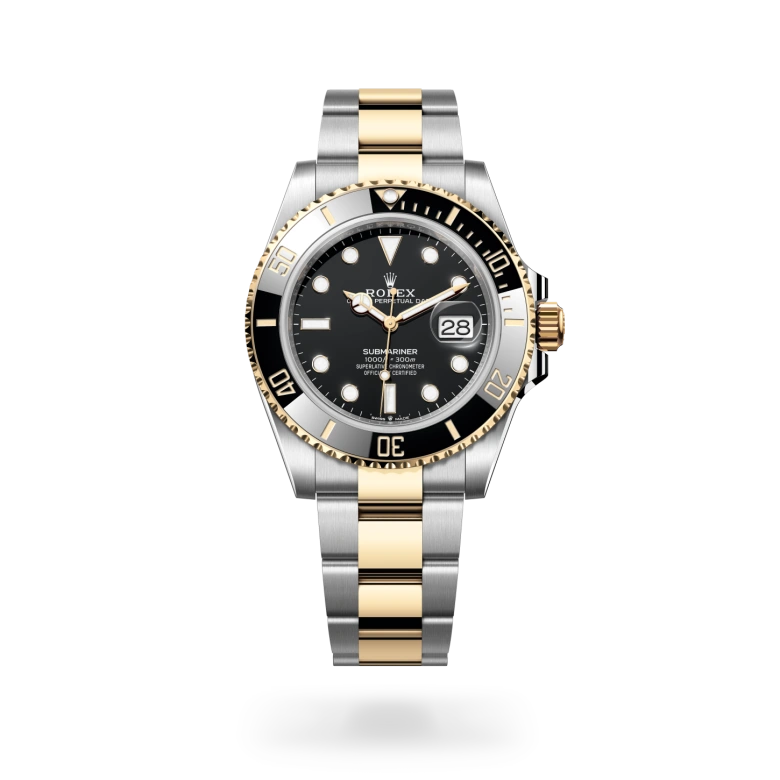 rolex Submariner in Yellow Rolesor - combination of Oystersteel and yellow gold, M126613LN-0002 - bromberg's
