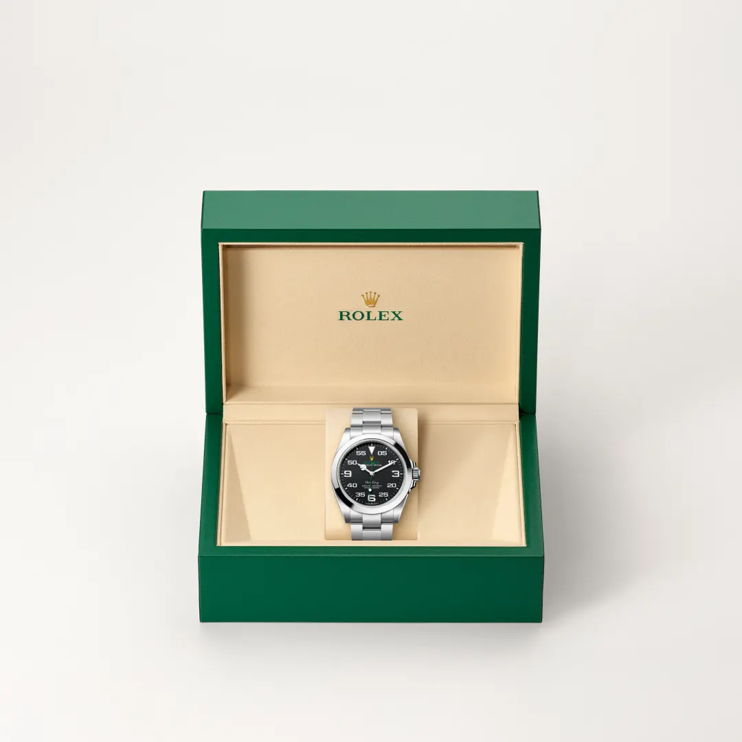 rolex Air-King in Oystersteel, M126900-0001 - bromberg's