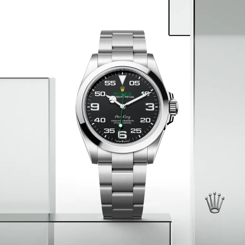 rolex Air-King in Oystersteel, M126900-0001 - bromberg's