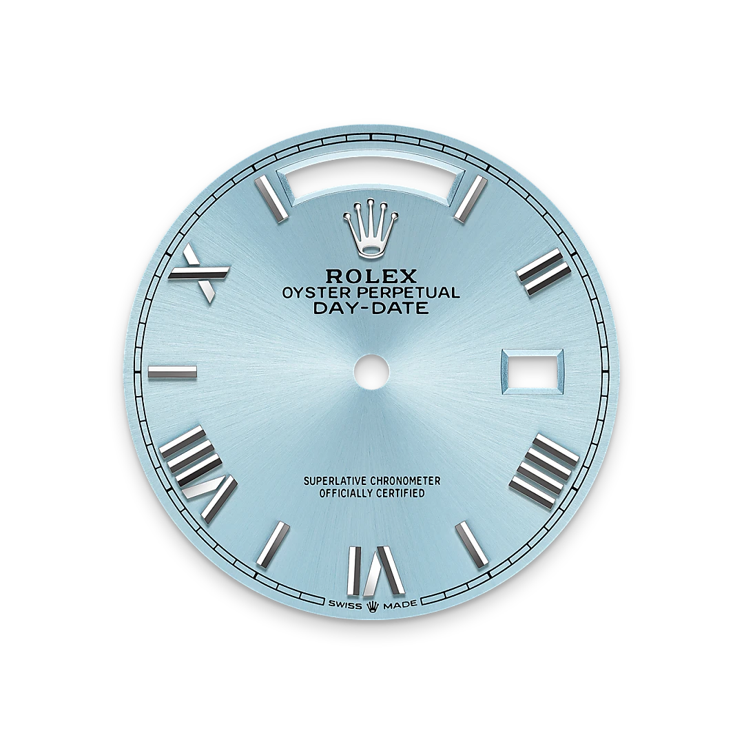 rolex Day-Date in Platinum, M128236-0018 - bromberg's