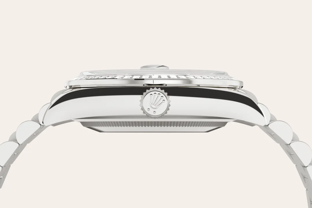 rolex Day-Date in 18 kt white gold, M128399TBR-0029 - bromberg's