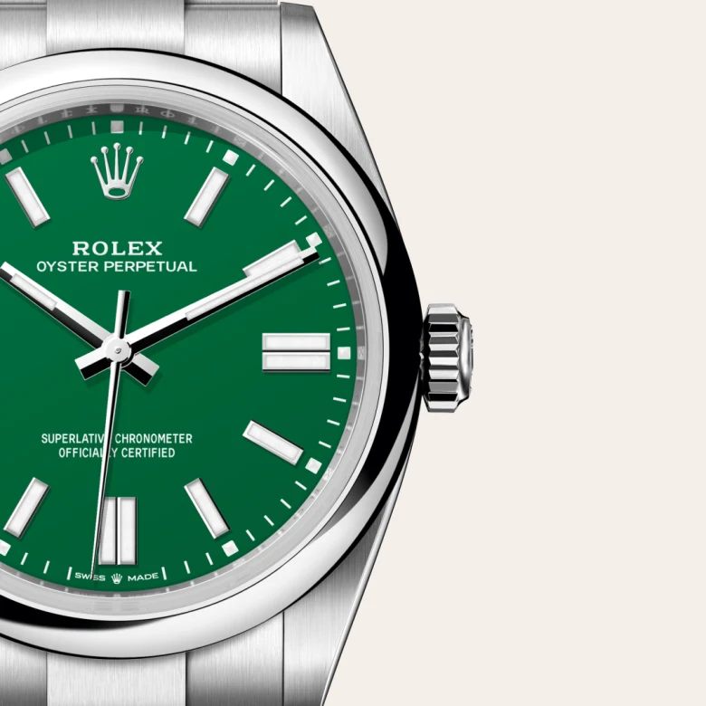rolex Oyster Perpetual in Oystersteel, M134300-0004 - bromberg's