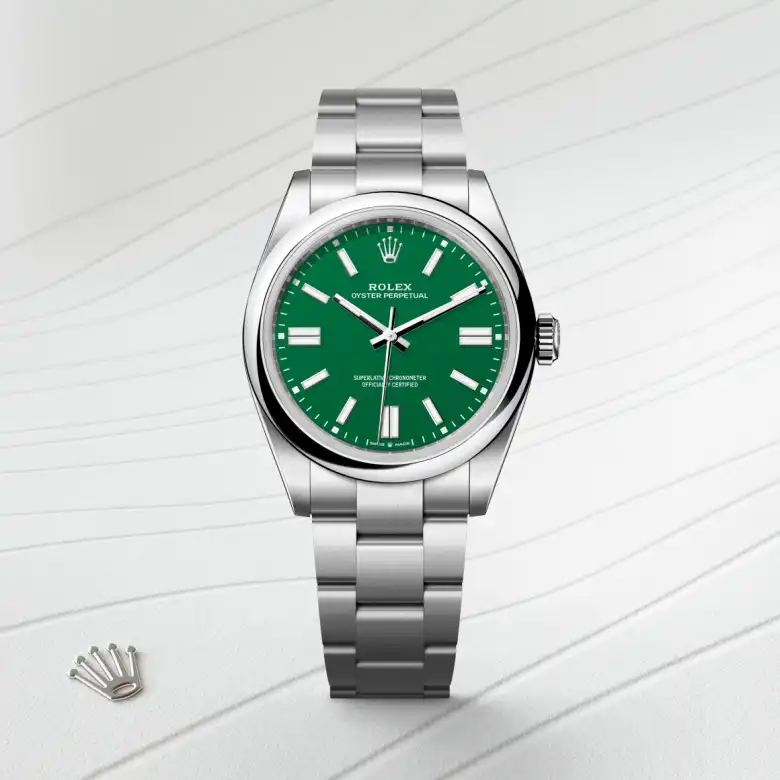 rolex Oyster Perpetual in Oystersteel, M134300-0004 - bromberg's