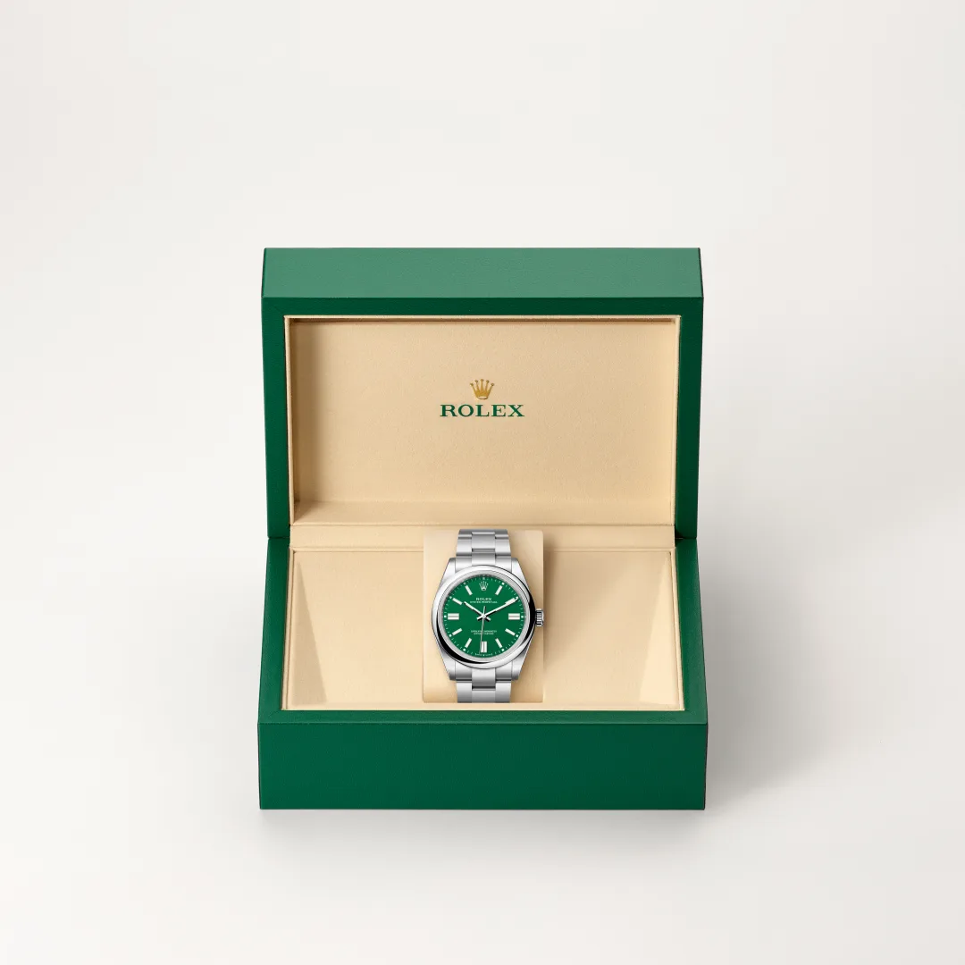 rolex Oyster Perpetual in Oystersteel, M134300-0004 - bromberg's