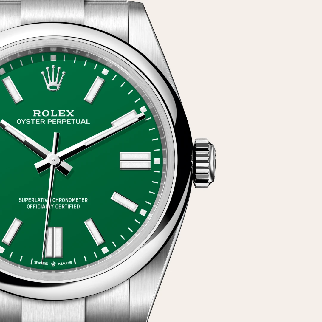 rolex Oyster Perpetual in Oystersteel, M134300-0004 - bromberg's