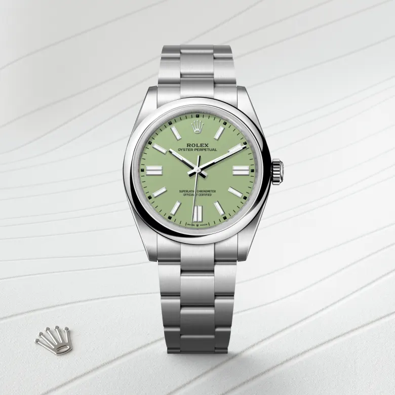 rolex Oyster Perpetual in Oystersteel, M134300-0006 - bromberg's