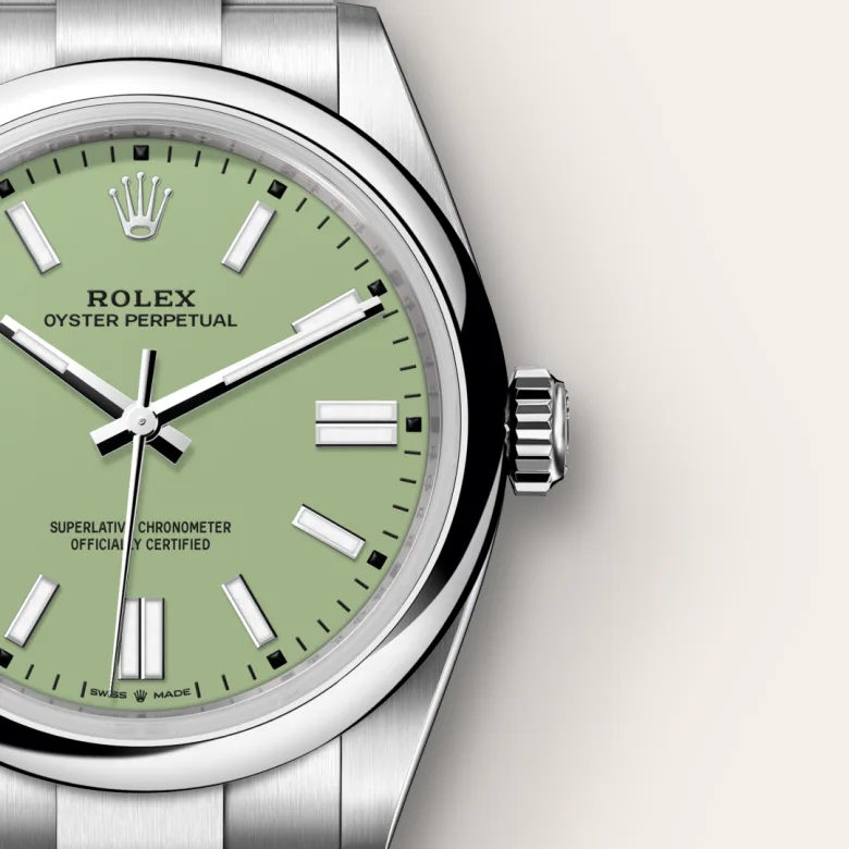 rolex Oyster Perpetual in Oystersteel, M134300-0006 - bromberg's