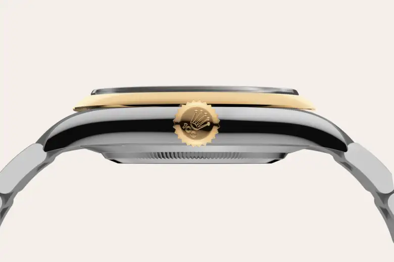 rolex Oyster Perpetual in Yellow Rolesor - combination of Oystersteel and yellow gold, M134303-0001 - bromberg's