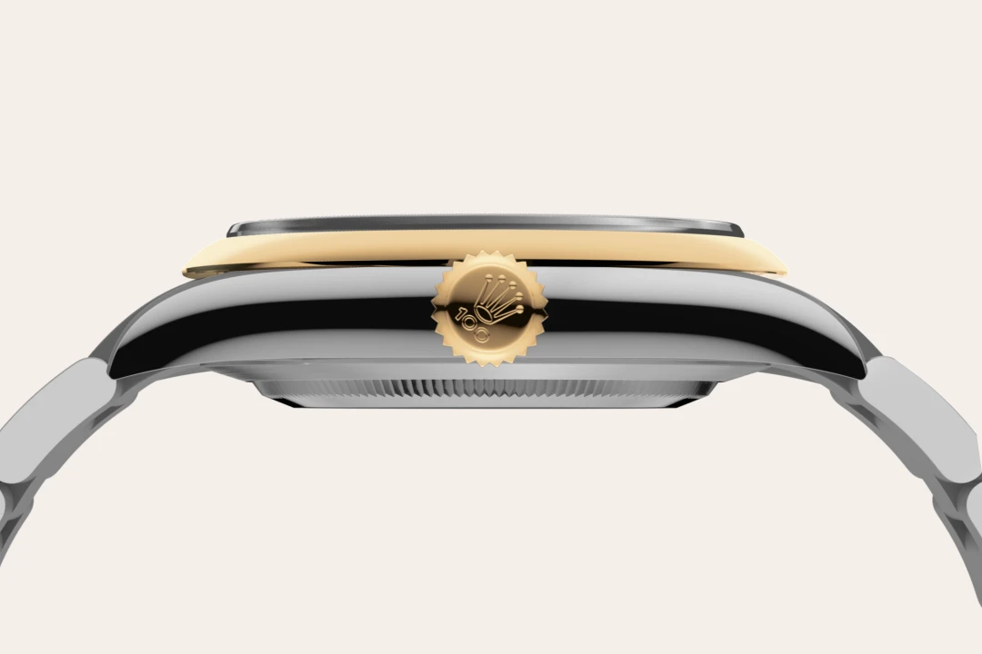 rolex Oyster Perpetual in Yellow Rolesor - combination of Oystersteel and yellow gold, M134303-0001 - bromberg's