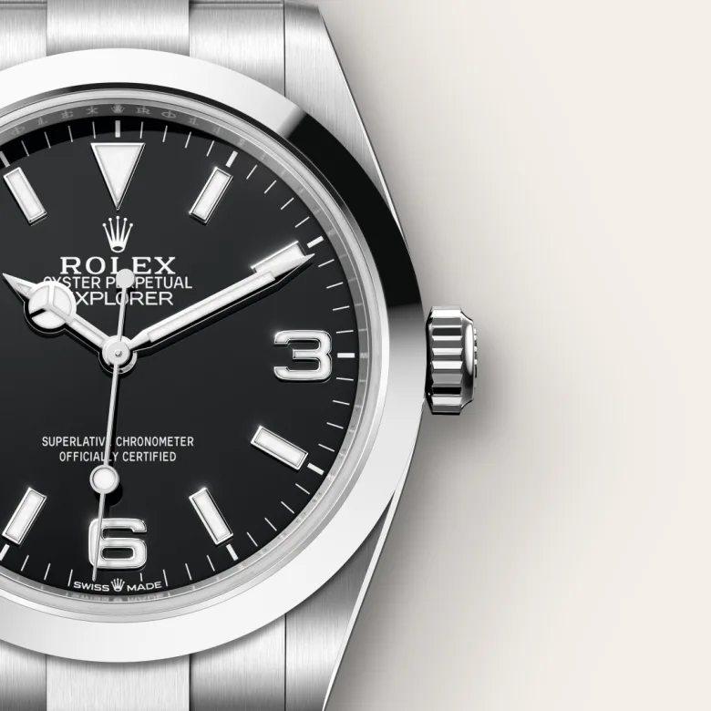 rolex Explorer in Oystersteel, M224270-0001 - bromberg's