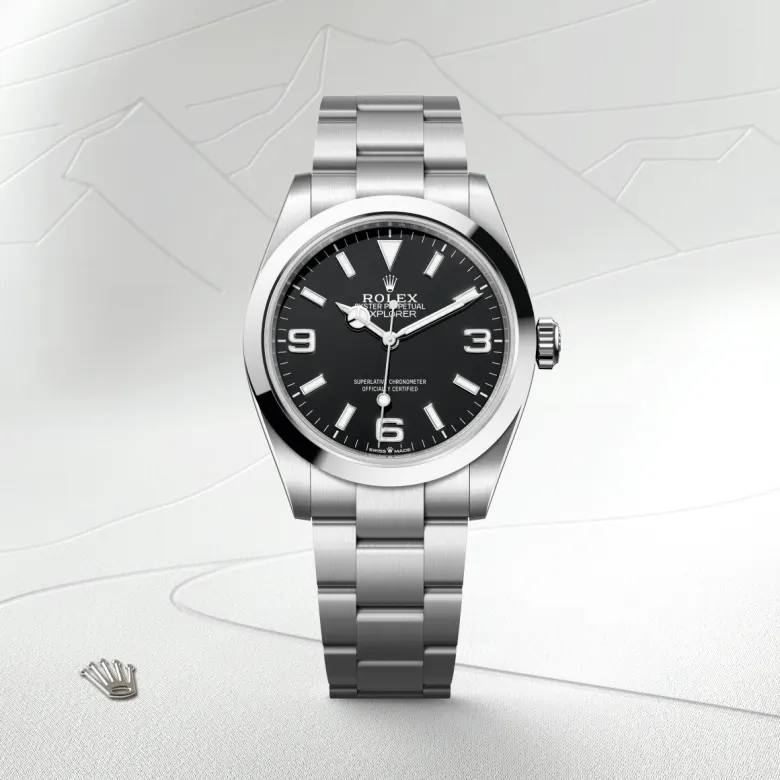 rolex Explorer in Oystersteel, M224270-0001 - bromberg's