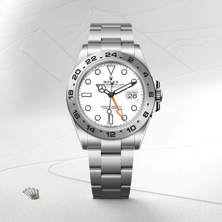 rolex Explorer II in Oystersteel, M226570-0001 - bromberg's