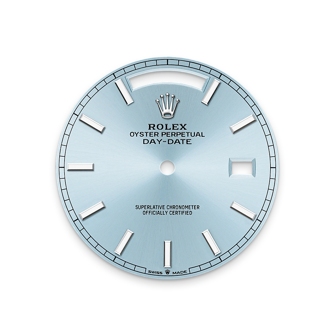 rolex Day-Date in Platinum, M228236-0018 - bromberg's