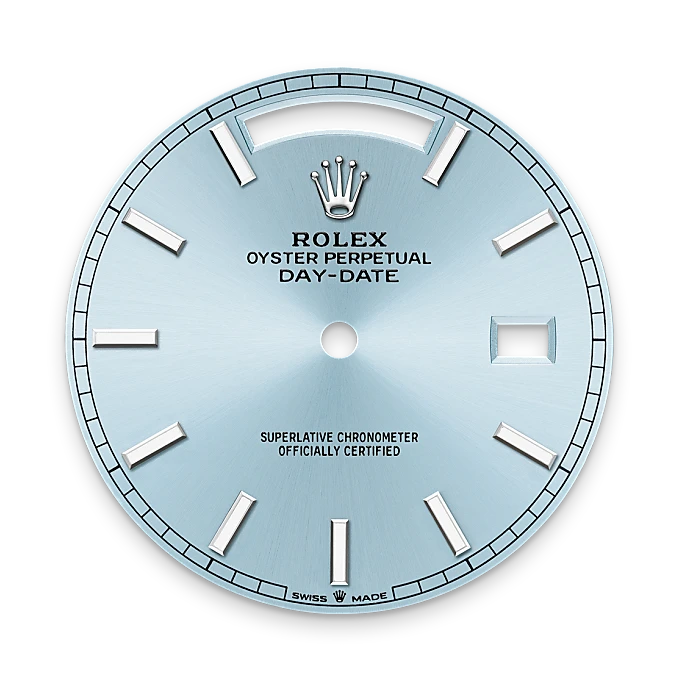 rolex Day-Date in Platinum, M228236-0018 - bromberg's