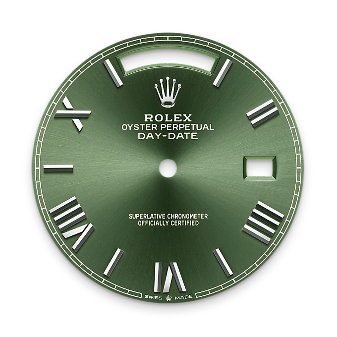 rolex Day-Date in 18 kt white gold, M228239-0033 - bromberg's