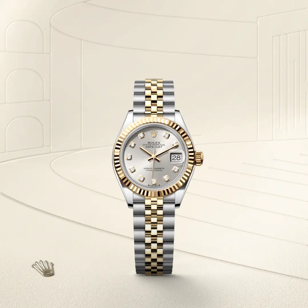 rolex Lady-Datejust in Yellow Rolesor - combination of Oystersteel and yellow gold, M279173-0007 - bromberg's