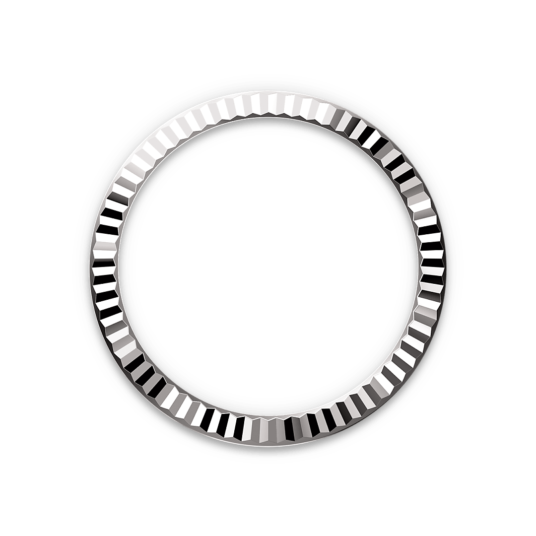 rolex Lady-Datejust in White Rolesor - combination of Oystersteel and white gold, M279174-0020 - bromberg's
