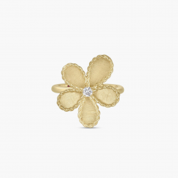 Roberto Coin Jasmine Diamond Flower Ring