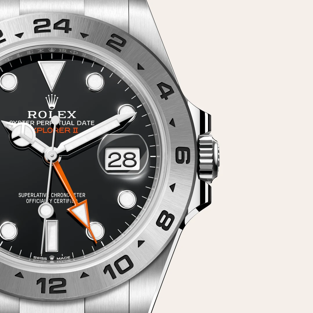 rolex Explorer II in Oystersteel, M226570-0002 - Bromberg's