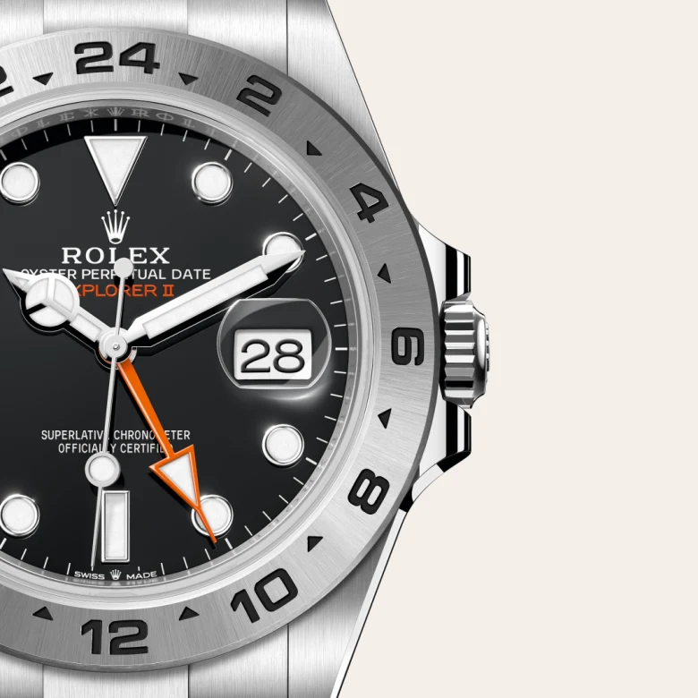 rolex Explorer II in Oystersteel, M226570-0002 - Bromberg's