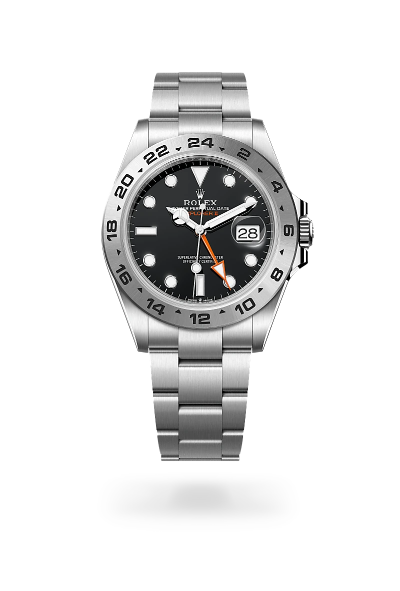 rolex Explorer II in Oystersteel, M226570-0002 - Bromberg's
