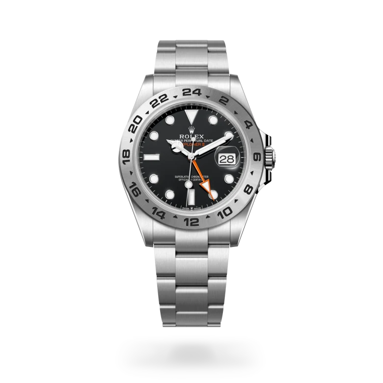 rolex Explorer II in Oystersteel, M226570-0002 - Bromberg's