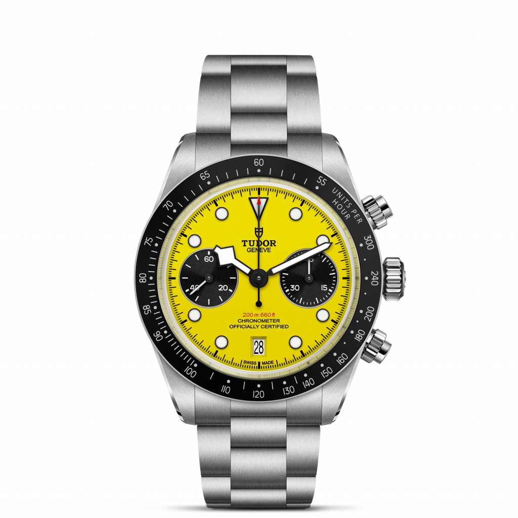 Black Bay Chrono 39 39mm stainless steel case with polished and satin finishes - M79310N-0001 at Henne Jewelers