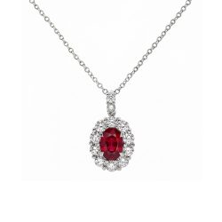 Bromberg's Signature Collection Ruby And Diamond Pendant